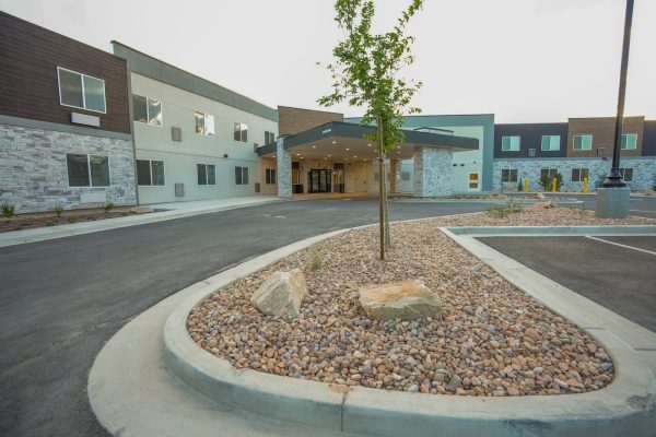 Entrance_2 Saratoga View Senior Living community exterior in Saratoga Springs, Utah