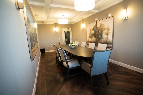 PrivateDining Saratoga View Senior Living dining area with residents
